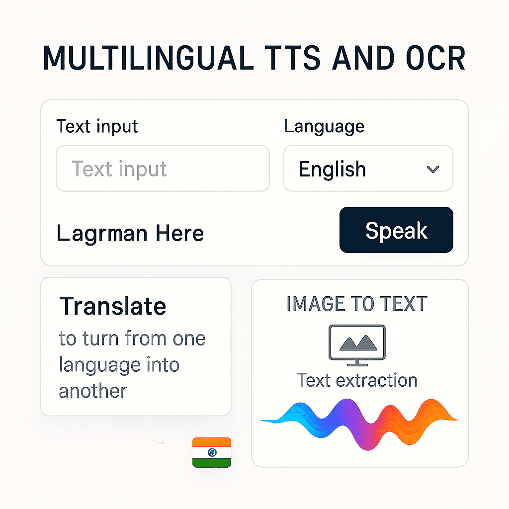 TalkItOut: Multilingual Text‑to‑Speech Web App